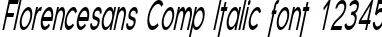 Dynamic Florencesans Comp Italic Font Preview https://safirsoft.com