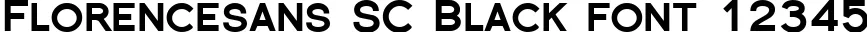 Dynamic Florencesans SC Black Font Preview https://safirsoft.com