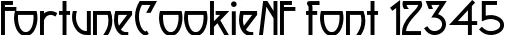 Dynamic FortuneCookieNF Font Preview https://safirsoft.com