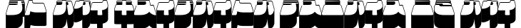 Dynamic Frigate Katakana   3D Font Preview https://safirsoft.com