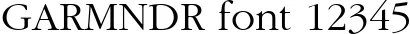 Dynamic GARMNDR Font Preview https://safirsoft.com