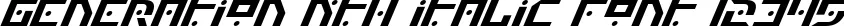 Dynamic Generation Nth Italic Font Preview https://safirsoft.com
