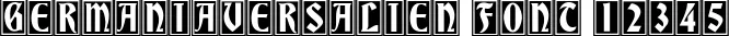 Dynamic GermaniaVersalien Font Preview https://safirsoft.com
