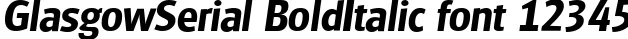 Dynamic GlasgowSerial BoldItalic Font Preview https://safirsoft.com