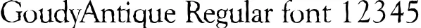Dynamic GoudyAntique Regular Font Preview https://safirsoft.com