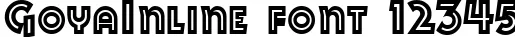 Dynamic GoyaInline Font Preview https://safirsoft.com