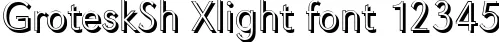 Dynamic GroteskSh Xlight Font Preview https://safirsoft.com