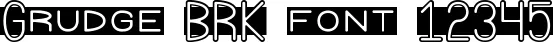 Dynamic Grudge BRK Font Preview https://safirsoft.com