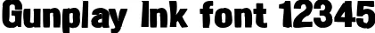 Dynamic Gunplay Ink Font Preview https://safirsoft.com