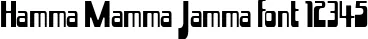 Dynamic Hamma Mamma Jamma Font Preview https://safirsoft.com