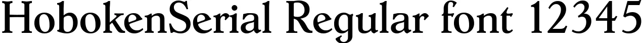 Dynamic HobokenSerial Regular Font Preview https://safirsoft.com
