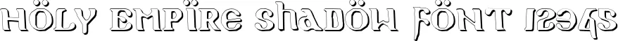 Dynamic Holy Empire Shadow Font Preview https://safirsoft.com