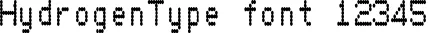 Dynamic HydrogenType Font Preview https://safirsoft.com