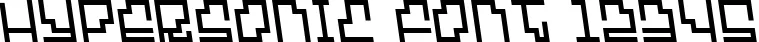 Dynamic Hypersonic Font Preview https://safirsoft.com