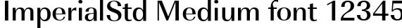 Dynamic ImperialStd Medium Font Preview https://safirsoft.com
