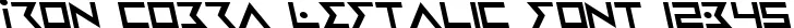 Dynamic Iron Cobra Leftalic Font Preview https://safirsoft.com