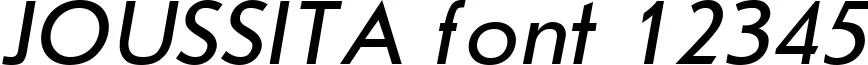 Dynamic JOUSSITA Font Preview https://safirsoft.com