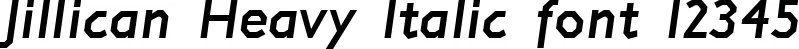 Dynamic Jillican Heavy Italic Font Preview https://safirsoft.com