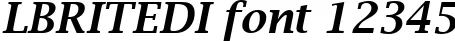 Dynamic LBRITEDI Font Preview https://safirsoft.com