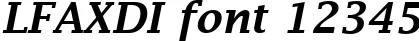 Dynamic LFAXDI Font Preview https://safirsoft.com