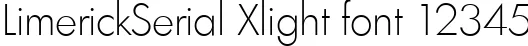 Dynamic LimerickSerial Xlight Font Preview https://safirsoft.com