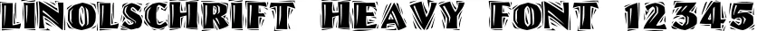 Dynamic Linolschrift Heavy Font Preview https://safirsoft.com