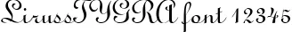 Dynamic LirussTYGRA Font Preview https://safirsoft.com