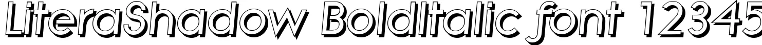 Dynamic LiteraShadow BoldItalic Font Preview https://safirsoft.com