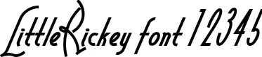 Dynamic LittleRickey Font Preview https://safirsoft.com