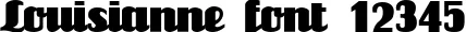 Dynamic Louisianne Font Preview https://safirsoft.com