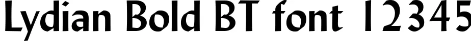 Dynamic Lydian Bold BT Font Preview https://safirsoft.com