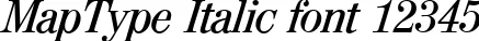 Dynamic MapType Italic Font Preview https://safirsoft.com