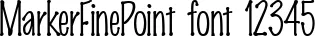 Dynamic MarkerFinePoint Font Preview https://safirsoft.com