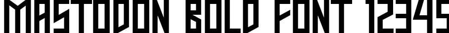 Dynamic Mastodon Bold Font Preview https://safirsoft.com
