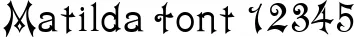 Dynamic Matilda Font Preview https://safirsoft.com
