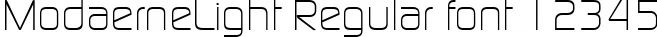 Dynamic ModaerneLight Regular Font Preview https://safirsoft.com