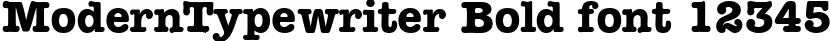 Dynamic ModernTypewriter Bold Font Preview https://safirsoft.com