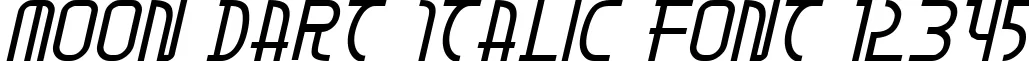 Dynamic Moon Dart Italic Font Preview https://safirsoft.com