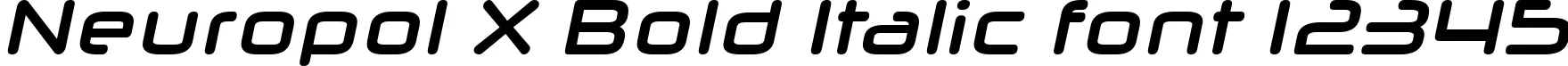 Dynamic Neuropol X Bold Italic Font Preview https://safirsoft.com