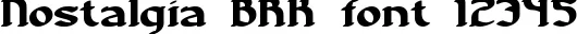 Dynamic Nostalgia BRK Font Preview https://safirsoft.com