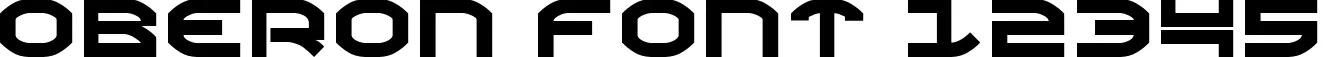 Dynamic Oberon Font Preview https://safirsoft.com