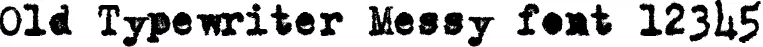 Dynamic Old Typewriter Messy Font Preview https://safirsoft.com