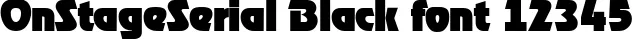 Dynamic OnStageSerial Black Font Preview https://safirsoft.com