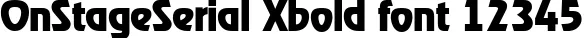 Dynamic OnStageSerial Xbold Font Preview https://safirsoft.com