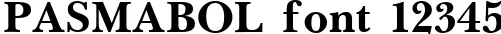 Dynamic PASMABOL Font Preview https://safirsoft.com