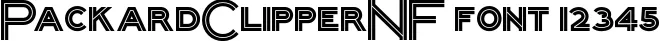 Dynamic PackardClipperNF Font Preview https://safirsoft.com