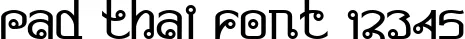 Dynamic Pad Thai Font Preview https://safirsoft.com