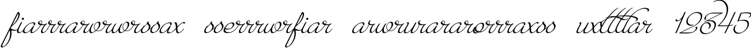 Dynamic Paradise Script Ligatures Font Preview https://safirsoft.com