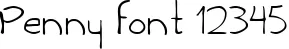 Dynamic Penny Font Preview https://safirsoft.com