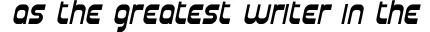 Dynamic Plasmatica Italic Font Preview https://safirsoft.com